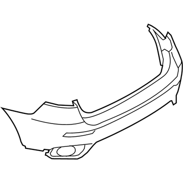 BMW 51-12-7-210-651 Panel, Bumper, Primed, Rear