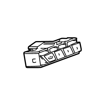 Lexus 84927-48130 SWITCH, SEAT MEMORY