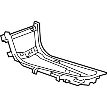 GM 22909869 Applique Asm-Front Floor Console *Chrome