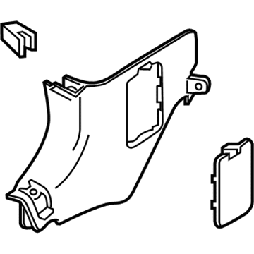 Infiniti 66900-4GF1A Finisher-Dash Side, RH