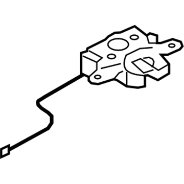 BMW 51-24-7-167-498 Lock, Splitdoor, Left