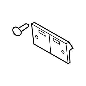 Nissan 96210-EA800 Bracket-Licence Plate
