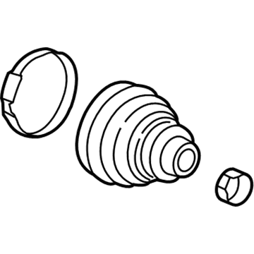 Honda 44018-SNE-A02 Boot Set, Outboard (Gkn)