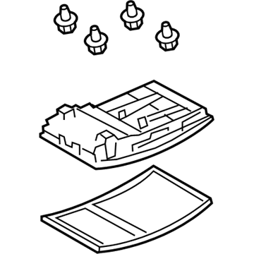 Lexus 81260-0E151-A0 Lamp Assy, Map