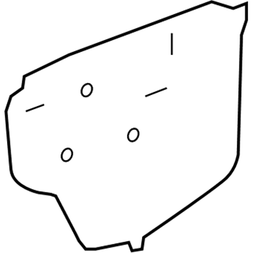 Toyota 67831-0D340 Water Shield