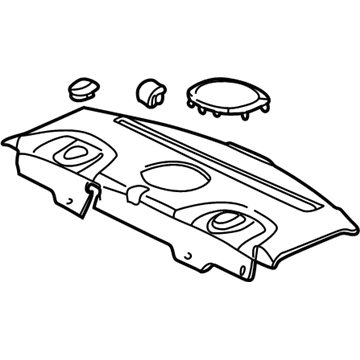 GM 15146658 Package Tray Trim