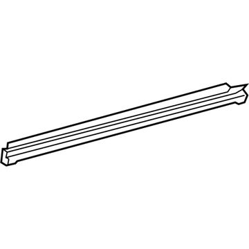 Mopar 55112373AL W/STRIP-FRONT DOOR BELT INNER