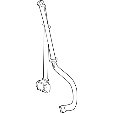 GM 19260326 Belt & Retractor