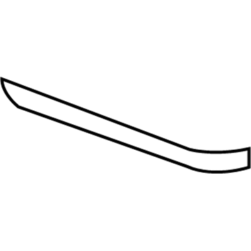 BMW 51-12-8-195-315 Protective Rubber Strip, Left Rear Bumper