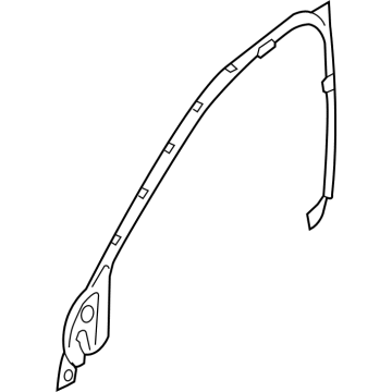 BMW 51-41-9-423-217 COVER, WINDOW BORDER, DOOR