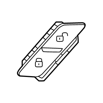 BMW 61-31-5-A14-1C1 BUTTON, CENTRAL LOCKING SYST