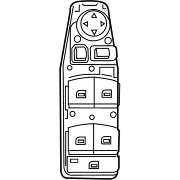 BMW 61-31-5-A7C-B15 OPERATING UNIT, SWITCH MODUL:613015