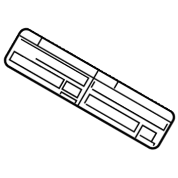 Toyota 88723-04050 AC Label