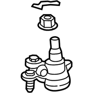 Honda 06510-TBA-A00 Joint Kit, Front Ball (Lower)
