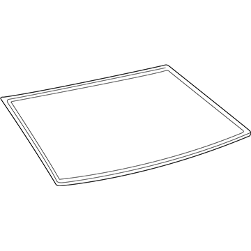 Lexus 75571-50060 Moulding, Back Window, Outside Upper