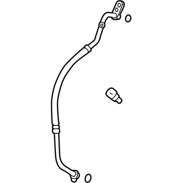 Nissan 92480-5RL0A Hose-Flexible, Low