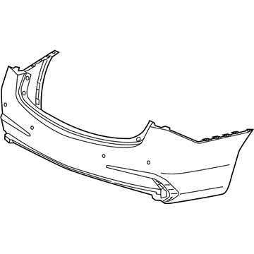Acura 04715-TZ3-A60ZZ Face, Rear (Dot)