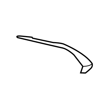 Acura 71504-TZ3-A00 Molding Right, Rear Bumper