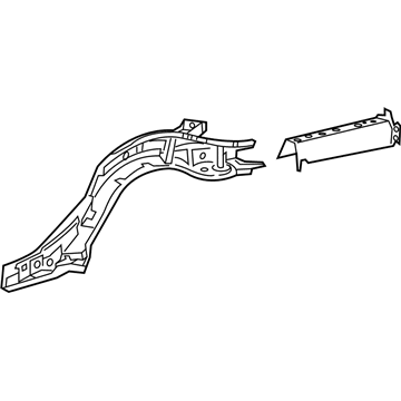 Lexus 57601-53070 Member Sub-Assembly, Rear