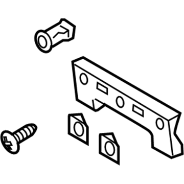 Nissan 96210-JM00A Bracket-Licence Plate