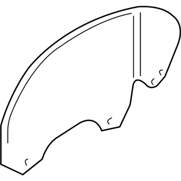 BMW 51-33-7-198-299 Door Window, Front Left