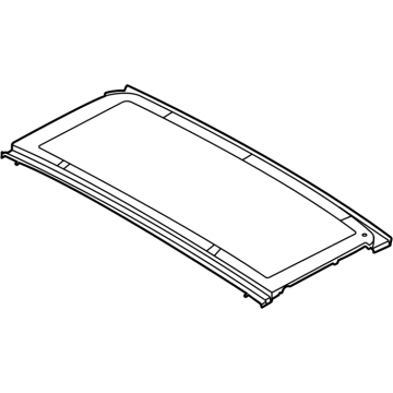 BMW 54-10-9-466-550 GLASS COVER, REAR