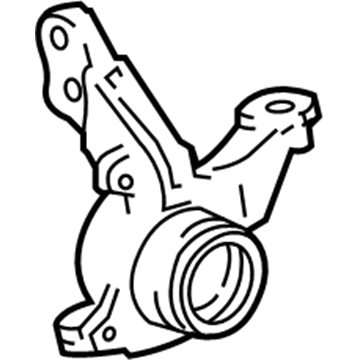 Toyota 43212-29015 KNUCKLE, Steering, L