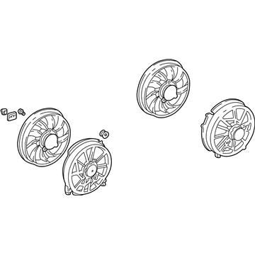 Ford F8DZ-8C607-AC Fan Assembly