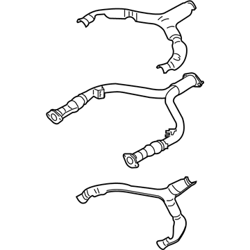 Nissan 20020-JL00B Front Exhaust Tube Assembly