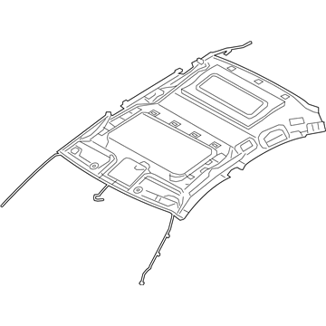 Nissan 739B0-9HP5C Module Assembly-Roof Trim