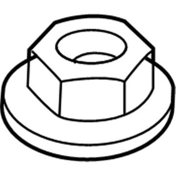 BMW 07-14-7-134-319 Hex Nut With Plate