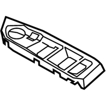 BMW 51-41-7-234-801 Trim, Switch Cluster