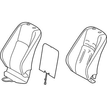Lexus 71402-53110-A4 BACK SUB-ASSY, FR SE