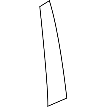 Nissan 82816-5EF0A Tape-Rear Door Sash, Front RH