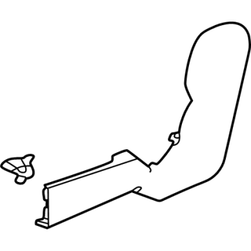Acura 81957-TYA-A21ZA Recliner Cov (Deep Black)