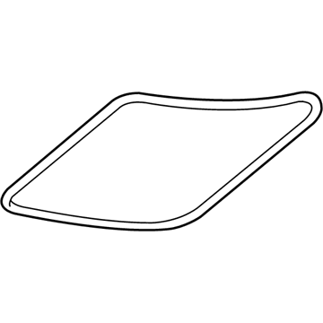 Lexus 53395-60030 Seal, Hood To Front End Panel
