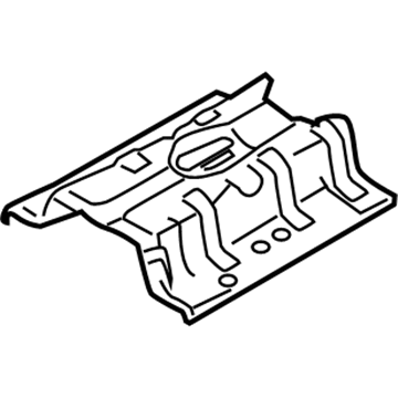 Hyundai 28794-3M000 Panel-Heat Protector, Center