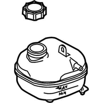 BMW 17-13-7-529-273 Cooling Water Expansion Tank