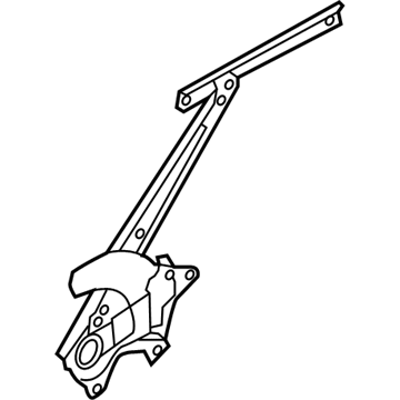 Nissan 82721-3BA5A Regulator Door Window LH