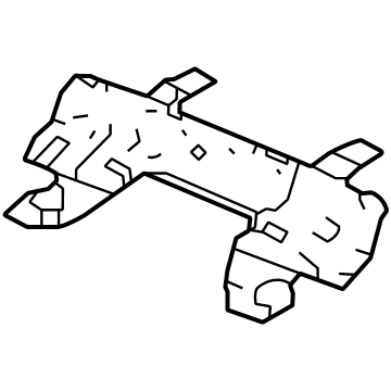 Acura 65720-TGV-A01ZZ Cross Member Complete, Middle Lower