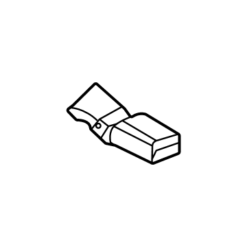 Kia 89860R0200OFB BUCKLE ASSY-RR S/BEL