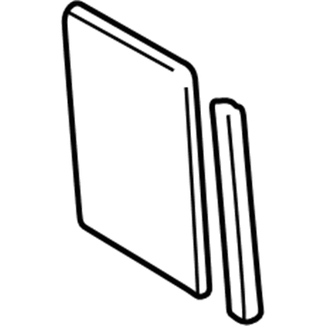 Toyota 64810-04051 Window Assembly, Back