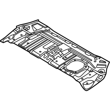 Hyundai 65511-K5000 PANEL ASSY-REAR FLOOR, FRT