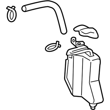 Toyota 16470-07042 Reservoir Assembly