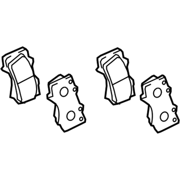 Toyota 04465-02440 Front Pads
