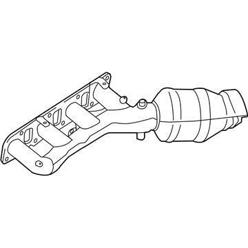 Nissan 140F2-6JF0A Manifold Assembly-Exhaust RH W/CATALYST