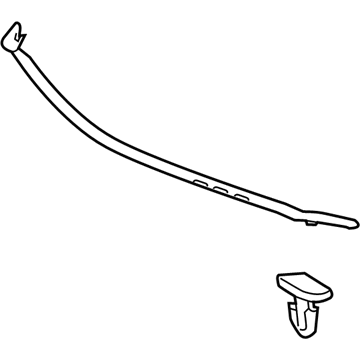 Lexus 53395-0E070 Seal, Hood To RADIAT
