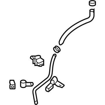 Nissan 49721-7Y000 Hose & Tube Assy-Power Steering