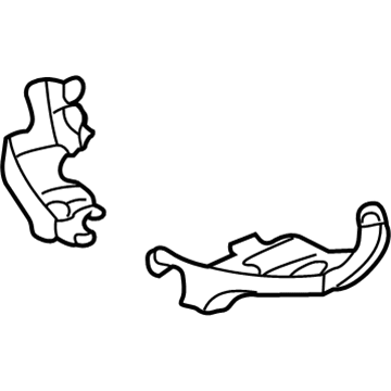 Lexus 53291-33040 Seal, Radiator Support To Frame, RH