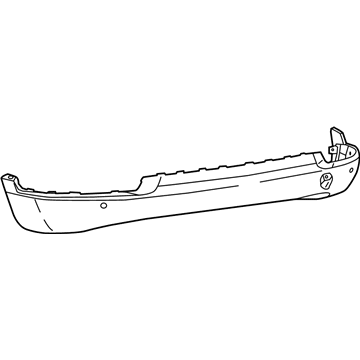 Mopar 68352682AB Rear Bumper Cover Lower